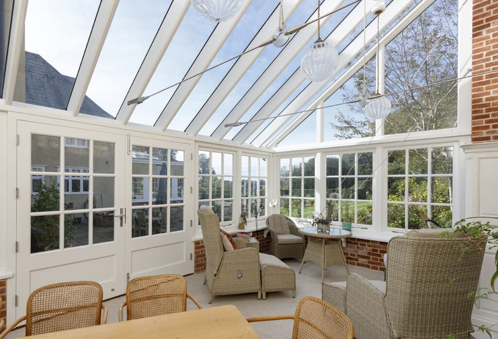 Timber conservatory