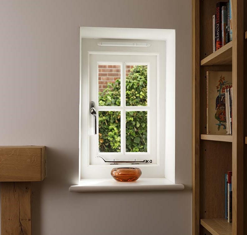 Painted timber window
